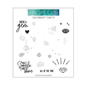 Concord & 9th Gem Turnabout Stamp Set