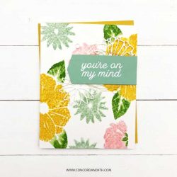 Concord & 9th Filled In Florals Stamp Set