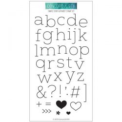 Concord & 9th Simple Serif Alphabet Stamp Set