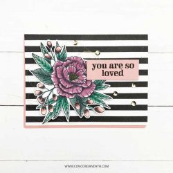Concord & 9th Vintage Flower Stamp Set