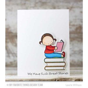 My Favorite Things PI Bookworm Stamp class=