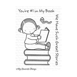 My Favorite Things PI Bookworm Stamp