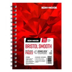 Koh-I-Noor Bristol Smooth Bright White Paper Pad - 5.5"x8.5"