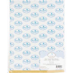 Elizabeth Craft Designs Clear Double-Sided Adhesive Sheets,  8.5"x11" class=