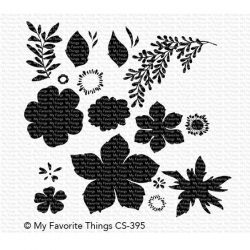 My Favorite Things Tropical Flowers Stamp Set
