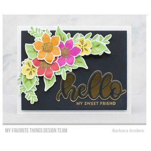 My Favorite Things Tropical Flowers Stamp Set class=