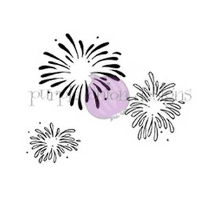 Purple Onion Designs Fireworks Stamp