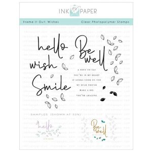 Ink To Paper Frame It Out: Wishes Stamp Set