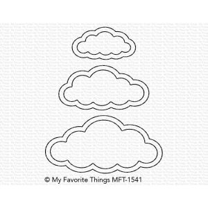 My Favorite Things Cute Cloud Outlines Die-namics
