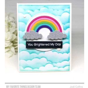 My Favorite Things Rainbow Greetings Stamp Set class=