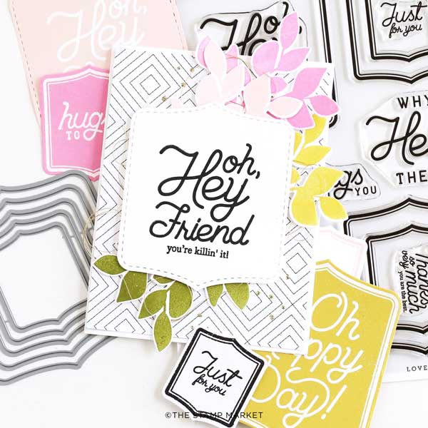 The Stamp Market Lovely Labels Stitched Nested  ̹ ˻
