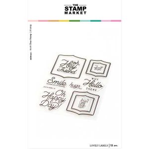 The Stamp Market Lovely Labels Stamp Set