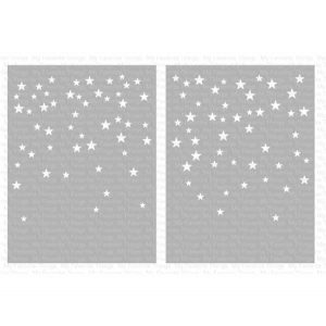 My Favorite Things Card-Sized Star Confetti Stencil Set