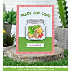Lawn Fawn How You Bean? Christmas Cookie Add-On Stamp Set
