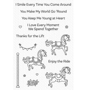 My Favorite Things Carousel Horses Stamp Set