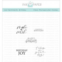 Ink To Paper Just Sentiments: Birthday Mini Stamp Set