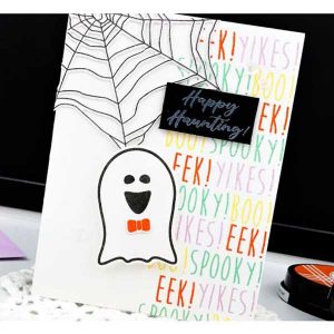 Ink To Paper Ghosts and Ghoulies Stamp Set class=