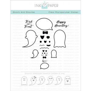 Ink To Paper Ghosts and Ghoulies Stamp Set