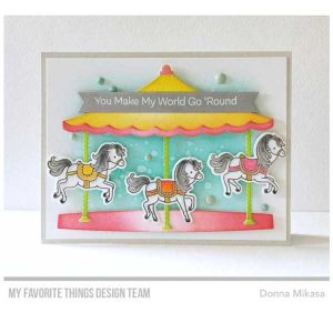 My Favorite Things Carousel Horses Stamp Set class=