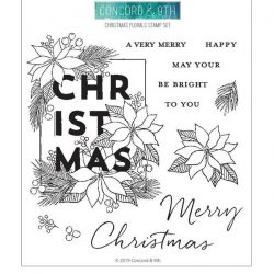 Concord & 9th Christmas Florals Stamp Set