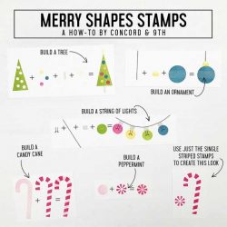 Concord & 9th Merry Shapes Stamp Set