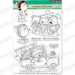 Penny Black Carefree Christmas Stamp Set