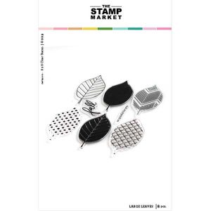 The Stamp Market Large Leaves Stamp Set