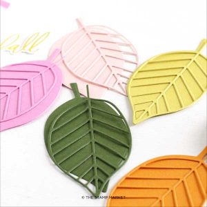 The Stamp Market Large Leaves Die Set class=