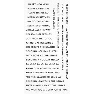 My Favorite Things Bitty Holiday Wishes Stamp Set