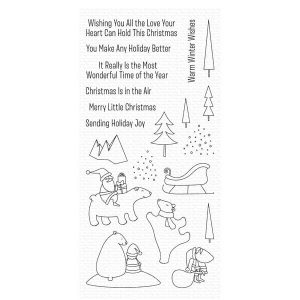 My Favorite Things Merry Moments Stamp Set