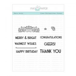 Ink To Paper Deco Notes Stamp Set