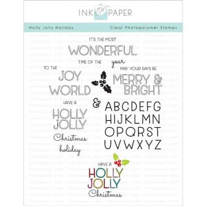 Ink to Paper Holly Jolly Holiday Stamp Set