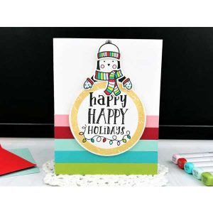 Ink To Paper Critter Carolers Stamp Set class=