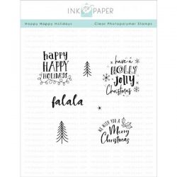 Ink To Paper Happy Happy Holidays Stamp Set