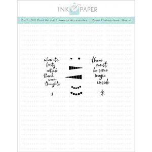 Ink To Paper Go-To Gift Card Holder: Snowman Accessories