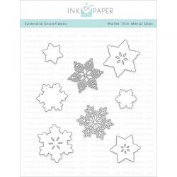 Ink To Paper Splendid Snowflakes Dies