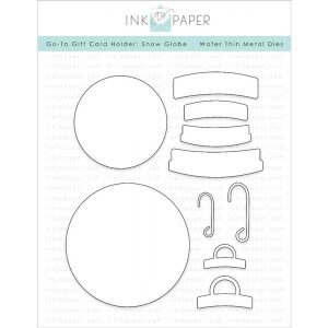Ink To Paper Go-To Gift Card Holder: Snow Globe Die
