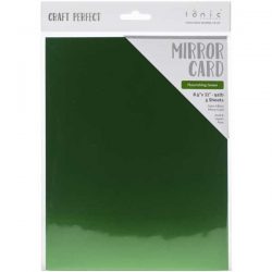 Tonic Studios Craft Perfect Mirror Card Satin - Flourishing Green