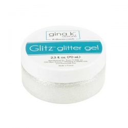 Gina K Designs Glitz Glitter Gel – White