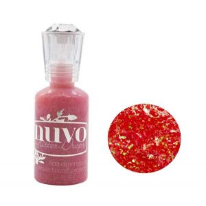 Nuvo Glitter Drops - Red Sunstone class=