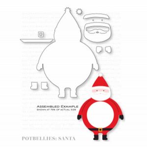 Papertrey Ink Potbellies: Santa Die