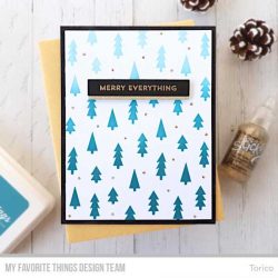 My Favorite Things Pine Tree Forest Stencil