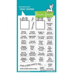 Lawn Fawn Love Poems Stamp Set
