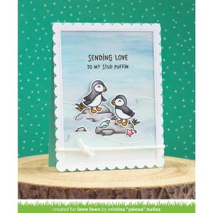 Lawn Fawn Stud Puffin Stamp Set class=