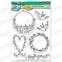 Penny Black Wreath Whimsy Stamp Set