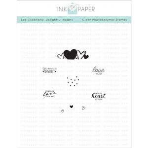 Ink To Paper Tag Creations: Delightful Hearts Mini Stamp Set