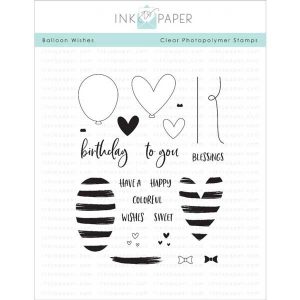 Ink To Paper Balloon Wishes Stamp Set
