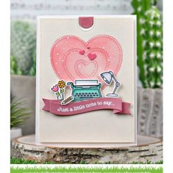 Lawn Fawn Just Stitching Hearts Die Set