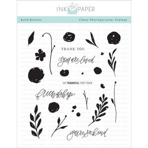 Ink To Paper Bold Blooms Stamp Set