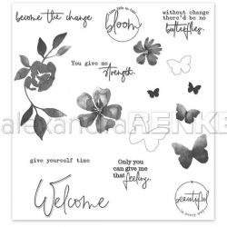 Alexandra Renke Welcome Butterflies Stamp Set